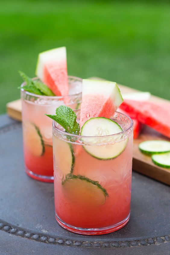 Watermelon Cucumber Cooler