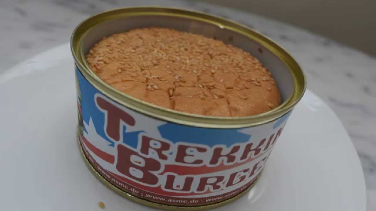 Canned burger