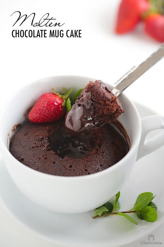 Molten Chocolate Mug Cake