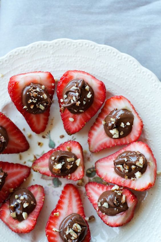 Nutella Deviled Strawberries