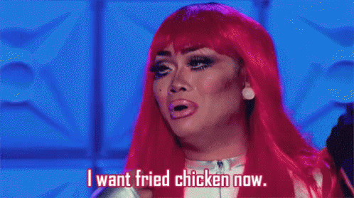 Craving friend chicken now