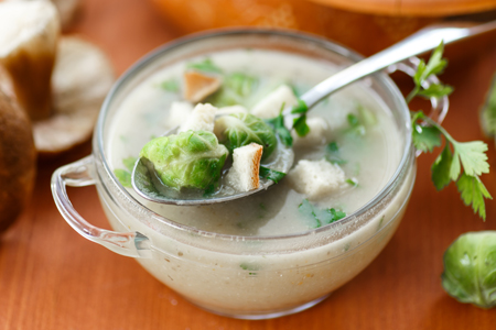 Creamy Brussels Sprouts Soup Creamy Brussels Sprouts Soup