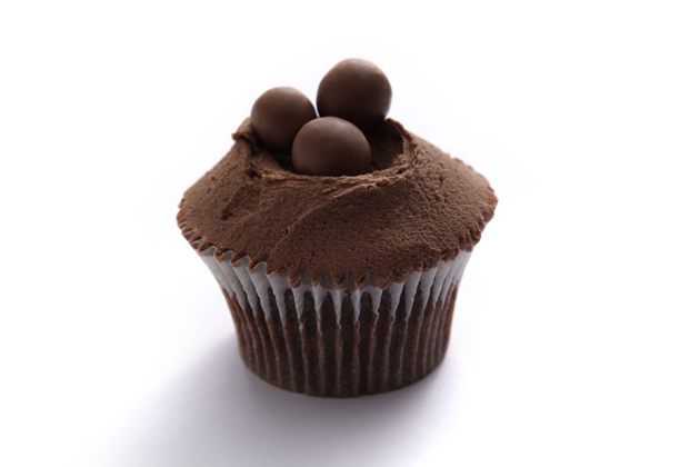 Malted Chocolate Cupcakes