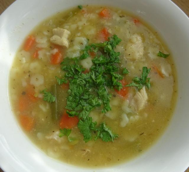 Chicken Broth with Pasta | ExpatWomanFood.com