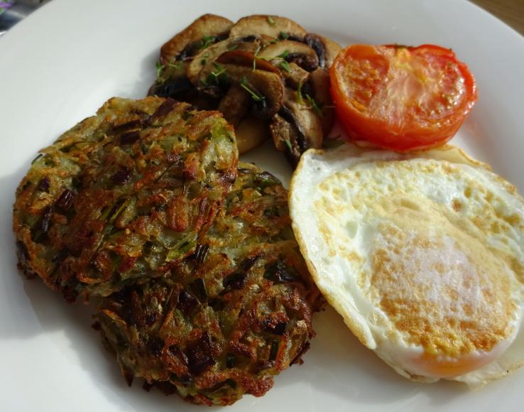 Leek & Potato Rosti Brunch