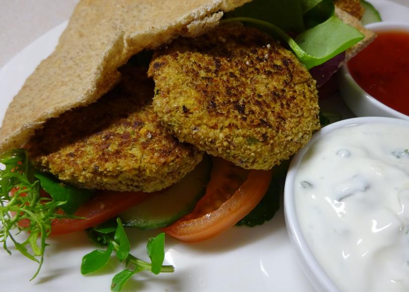 Chickpea, Chilli and Coriander Burgers