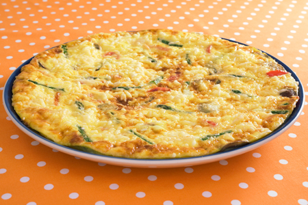 Cheddar and Apple Frittata