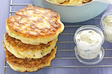 Sweetcorn and Courgette Fritters