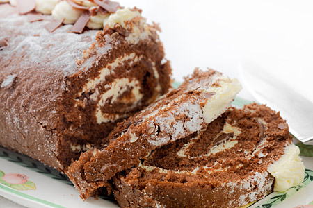 Vicky's Chocolate Roulade