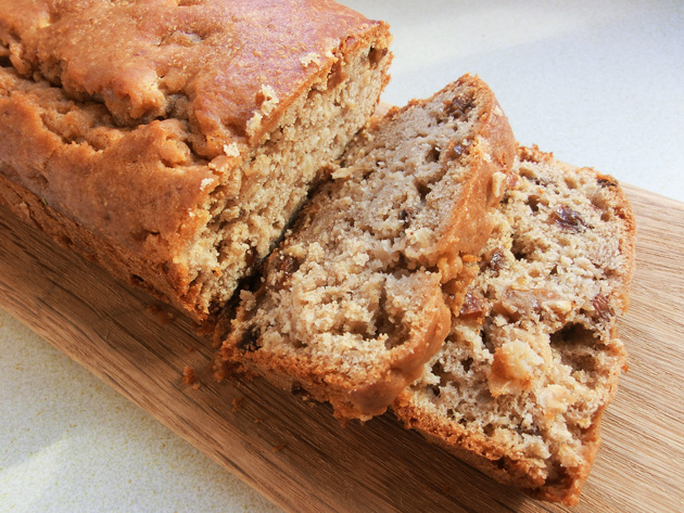 Super-simple sultana and apple loaf recipe