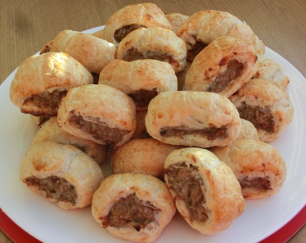 Mini Lamb and Herb Sausage Rolls