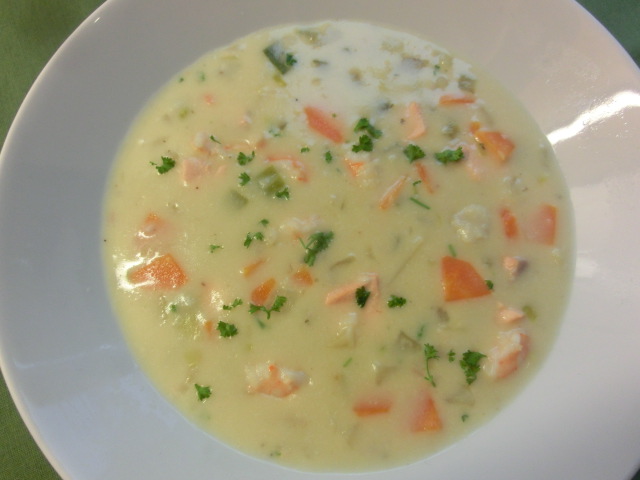 Norwegian Fish Soup | ExpatWomanFood.com