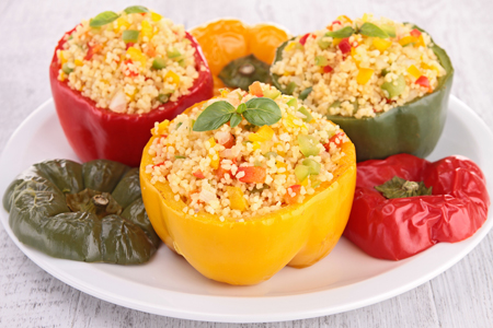 Couscous Stuffed Peppers Couscous Stuffed Peppers