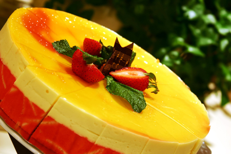 Mango and Strawberry Mousse