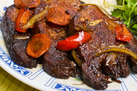 Slow Cooked Spicy Beef Tongue