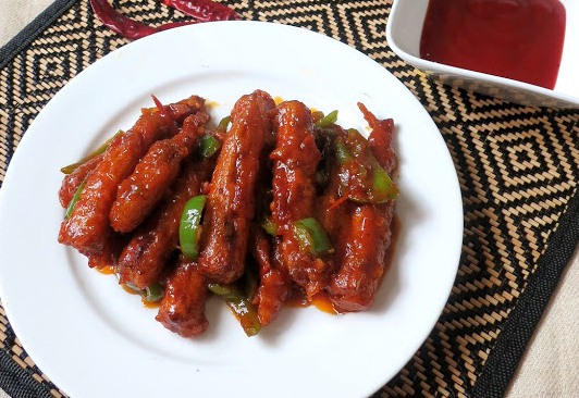 Schezwan Baby Corns Schezwan Baby Corns