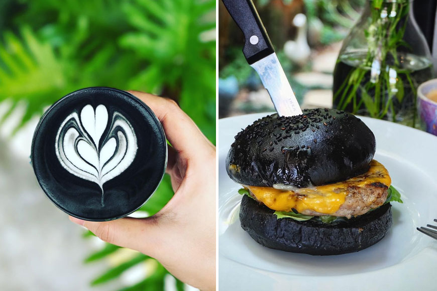 Activated charcoal food trend