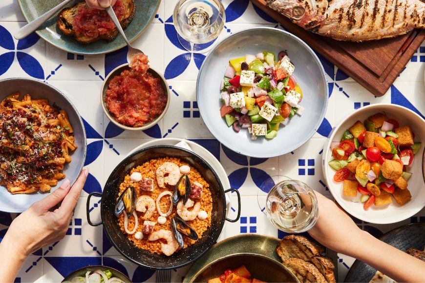 Enjoy the Best of the Mediterranean's Flavours at This Boho-Chic Beachside Brunch