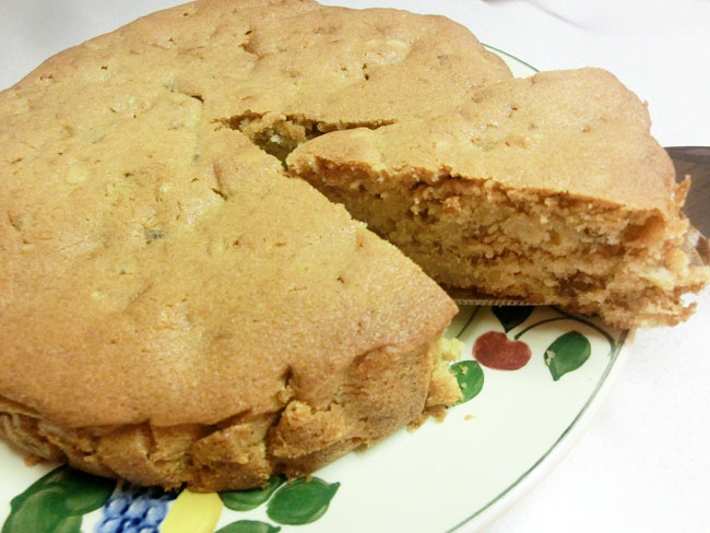 Pear, Ginger and Walnut Cake