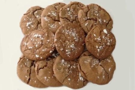 Brownie walnut cookies
