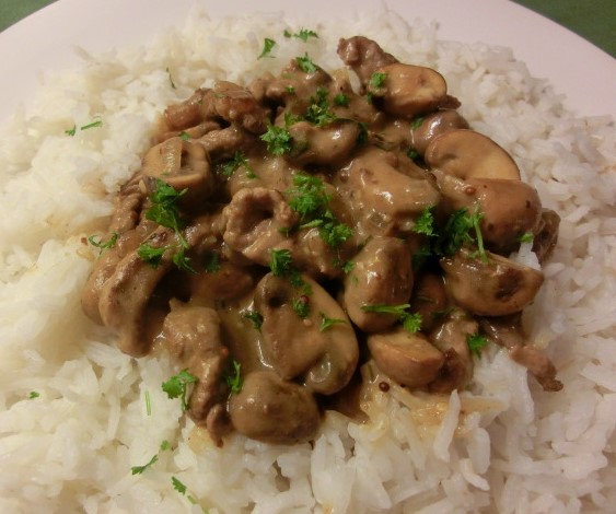 Beef Stroganoff