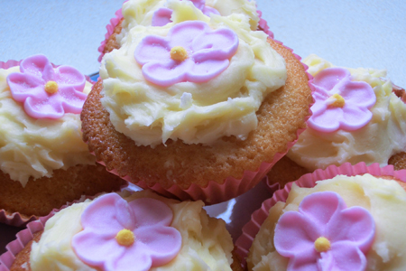 Easter cake with butter cream icing