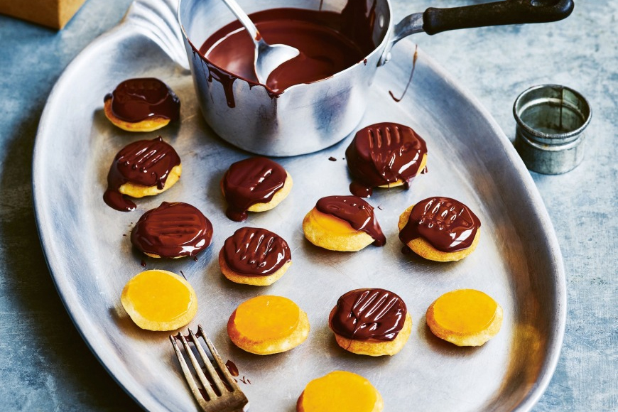 Recipe for homemade vegan jaffa cakes