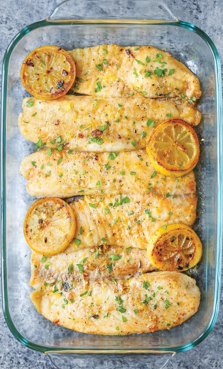 Baked Lemon Butter Tilapia Baked Lemon Butter Tilapia