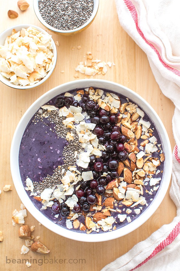  Blueberry Coconut Smoothie Bowl