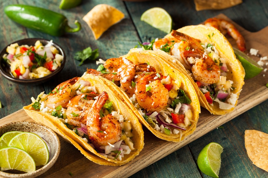 A Mexican taco fiesta A Mexican taco fiesta