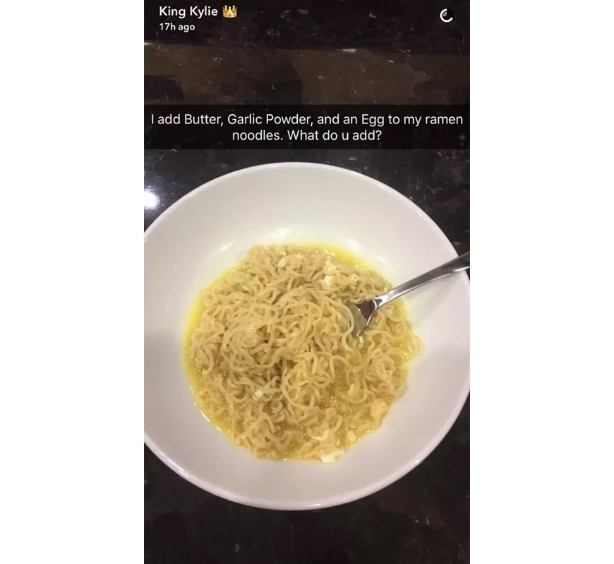 Kylie Jenner - Ramen Noodles