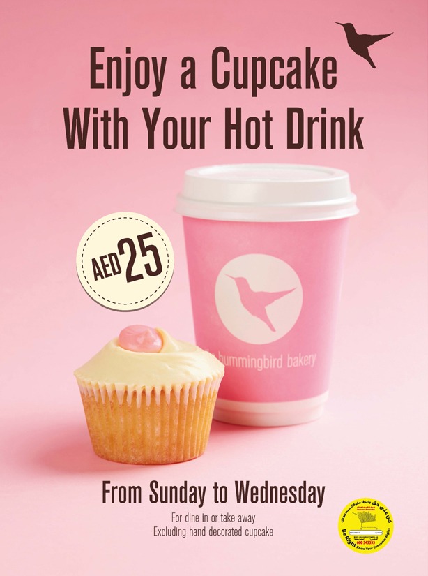 Hummingbird Bakery Coffee and Cupcake Offer