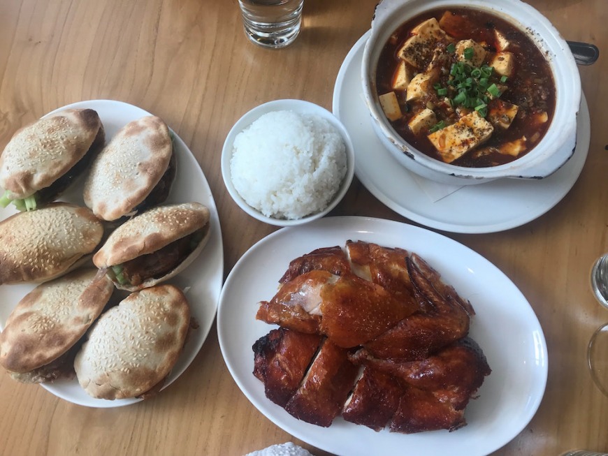 Peking duck buns Peking duck buns