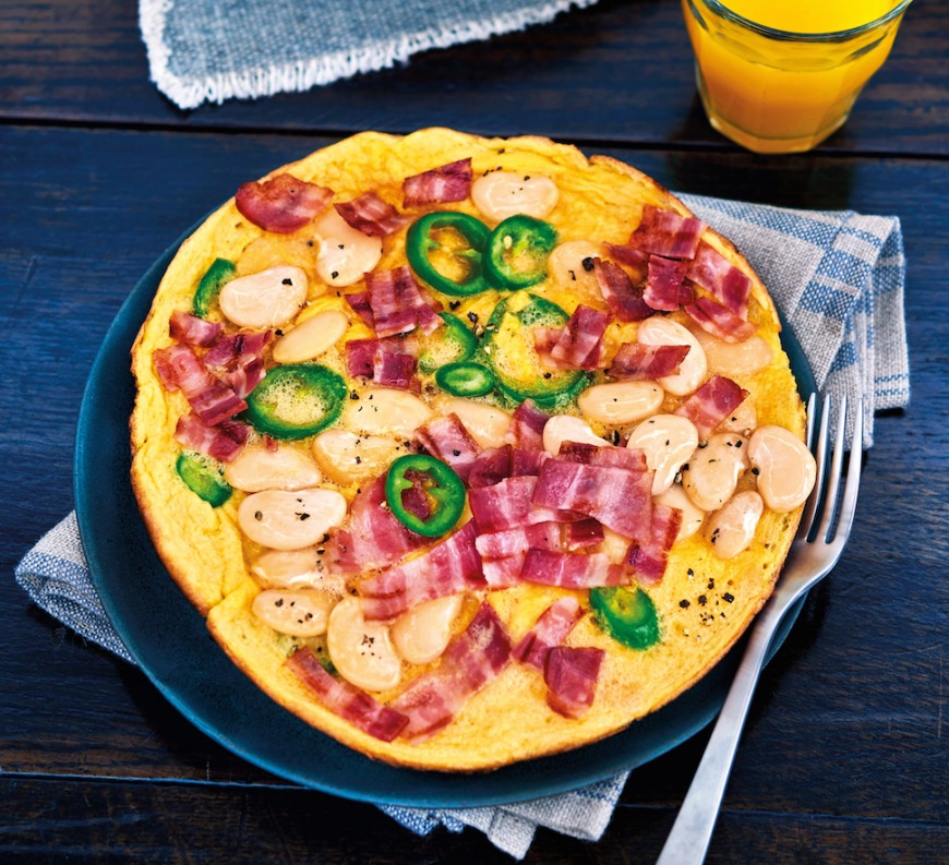 Butter Bean Omelette Butter Bean Omelette
