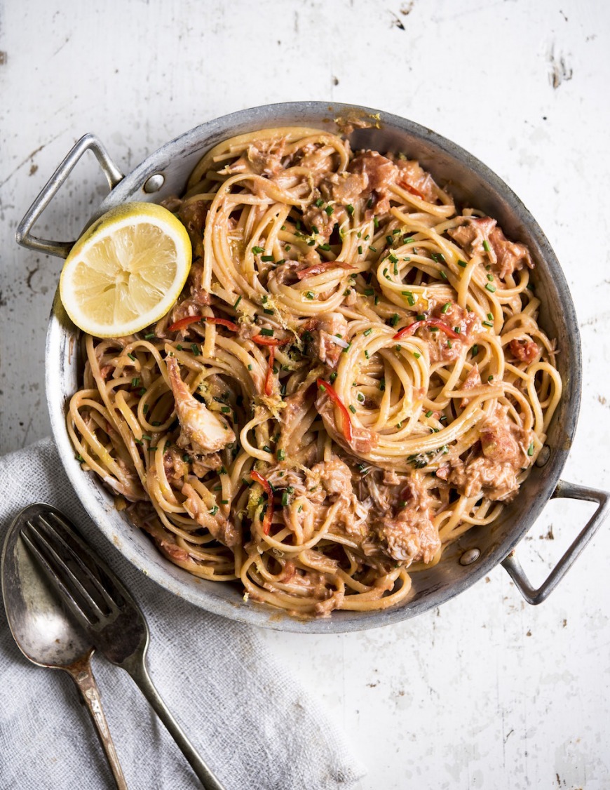 Crab Linguine Crab Linguine