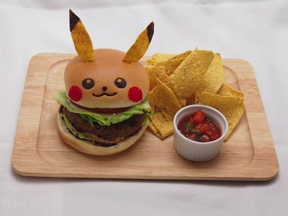 Pikachu burger Pikachu burger