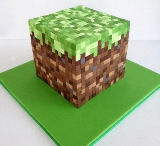 Minecraft cake