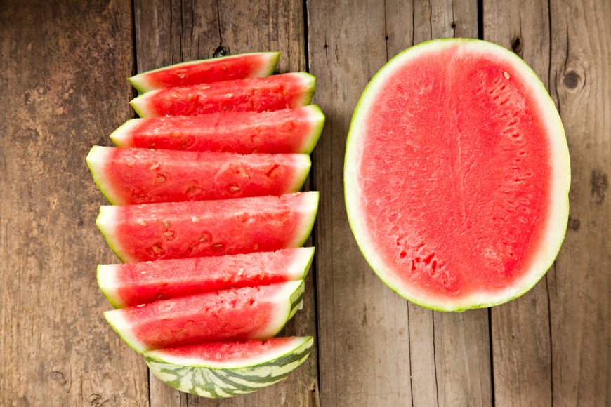 Watermelon hydrating food