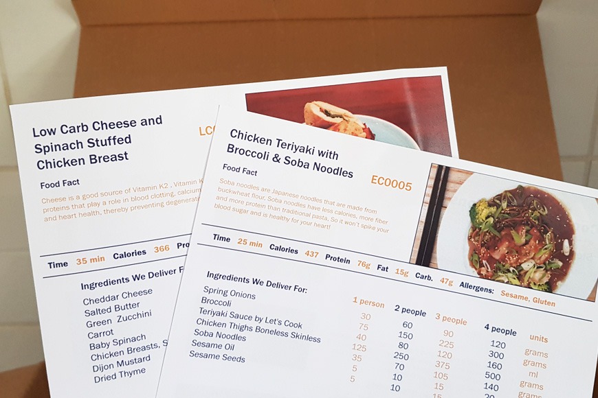 Review of Let's Cook meal plans in Dubai Review of Let's Cook meal plans in Dubai
