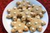 Christmas snowflake biscuits