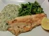 Pan Fried Trout with Watercress Sauce
