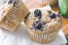 Banana Berry Yoghurt Muffins