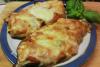 Mozzarella stuffed aubergines