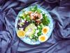 Caesar Salad with Eggs, Quinoa & Avocado