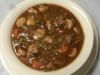 Slow Cooked Beef with Shallots and Button Mushroom