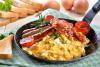 Creamy Scrambled Eggs with Sausages 