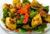 Shimla Mirch Aloo Subzi (Capsicum Potato Curry)