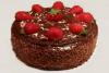 Strawberry chocolate cake