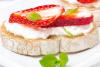 Strawberry bruschetta