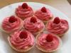 Lemon and raspberry cupcakes